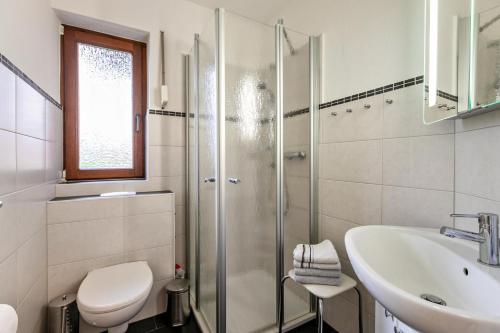 Koupelna v ubytování Fewo Pippert