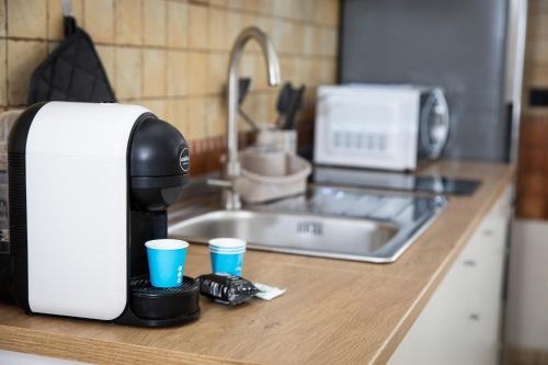 Η κουζίνα ή μικρή κουζίνα στο San Nicola House