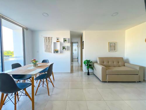 Posezení v ubytování Olas Caribe 401