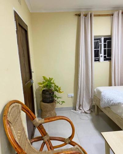 Ένα ή περισσότερα κρεβάτια σε δωμάτιο στο Fal's Guesthouse