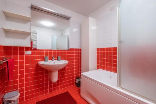 Koupelna v ubytování Happy Guest Apartments - Casa Alpi Orange