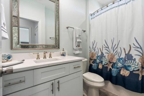 Koupelna v ubytování Blue Heaven Love & Peace 2083