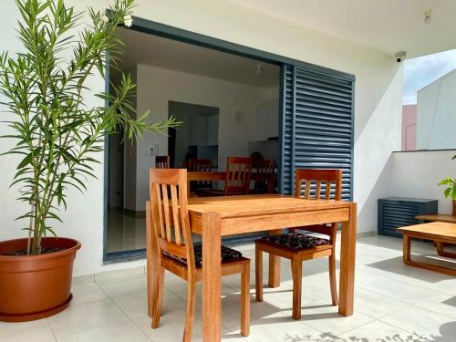 Patio nebo venkovní prostory v ubytování Casa Uta