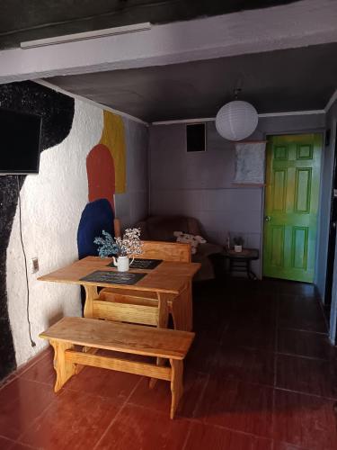 Posezení v ubytování Jazz House Atacama