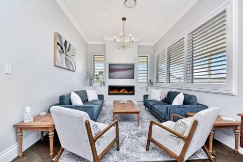 Χώρος καθιστικού στο Stellaview Estate