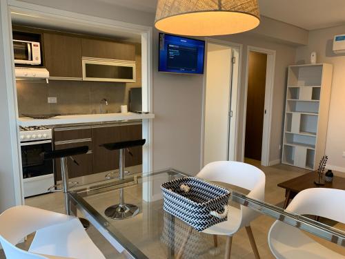 Køkken eller tekøkken på Rent a Flat