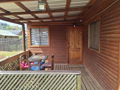 Μπαλκόνι ή βεράντα στο Cáhuil Cabañas Central