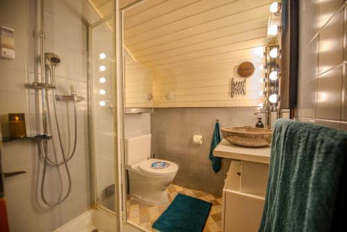 Koupelna v ubytování Appartement famille au pied des pistes