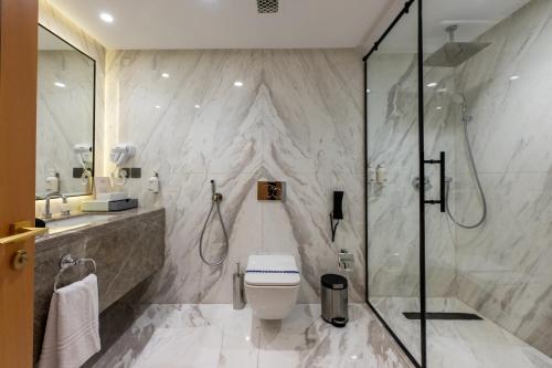 Koupelna v ubytování MADEN Al Rawda مادن الروضة