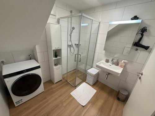 Ένα μπάνιο στο Family Suite