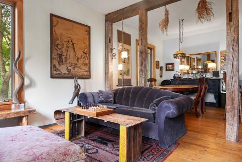 Posezení v ubytování Bootleg Hollow