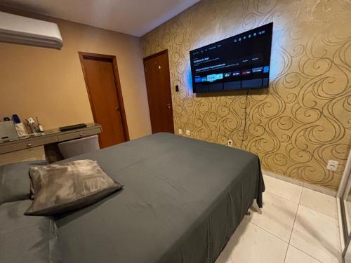 TV a/nebo společenská místnost v ubytování Confort & wellness apartment