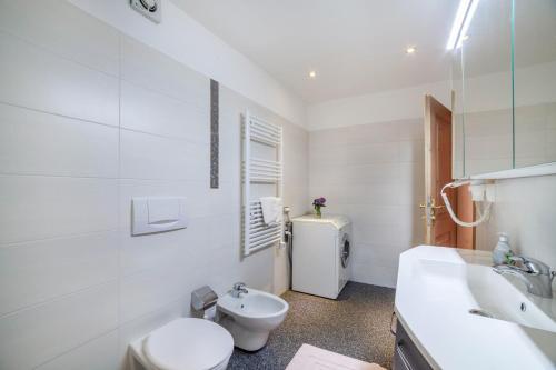 Koupelna v ubytování Oacherhof Ferienwohnung Hochwart