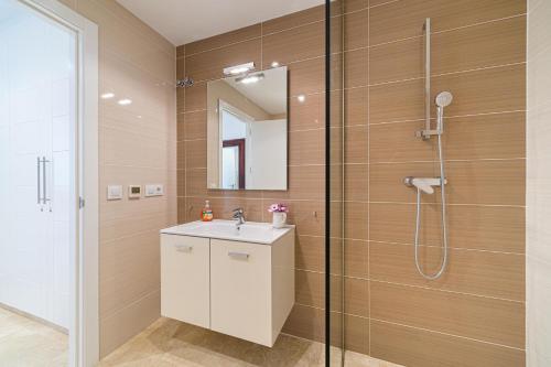 Koupelna v ubytování Casa Delfin