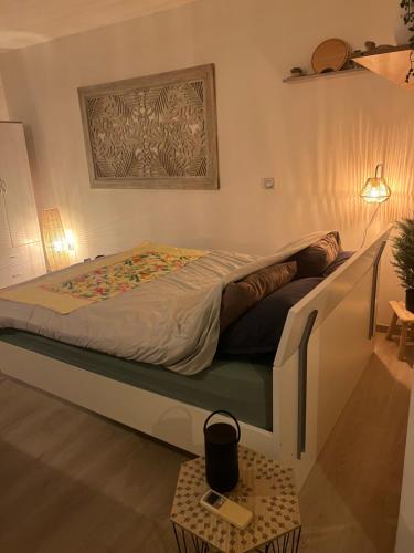 Postel nebo postele na pokoji v ubytování Bora bora studio vacation