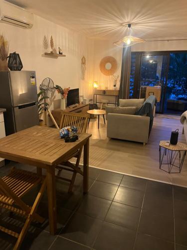 Et opholdsområde på Bora bora studio vacation