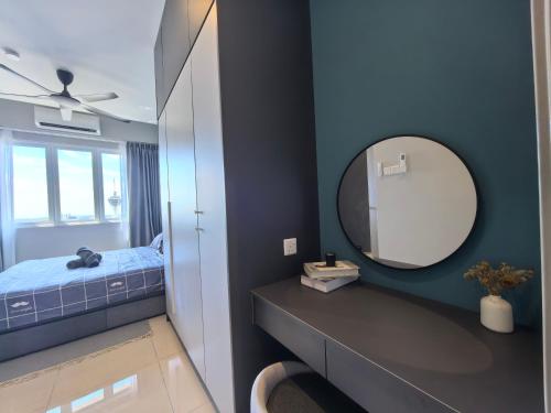 Ένα μπάνιο στο D Aman Infinity Pool and AS Tower View Homestay 06