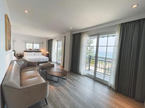 Ένα ή περισσότερα κρεβάτια σε δωμάτιο στο Brighton Hove Manor