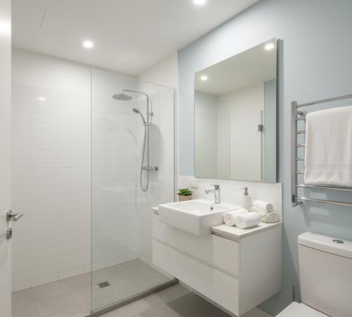 Koupelna v ubytování Hayat Ankara Apart