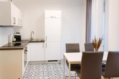 Kuchyň nebo kuchyňský kout v ubytování Home Sweet Home - Stephansdom