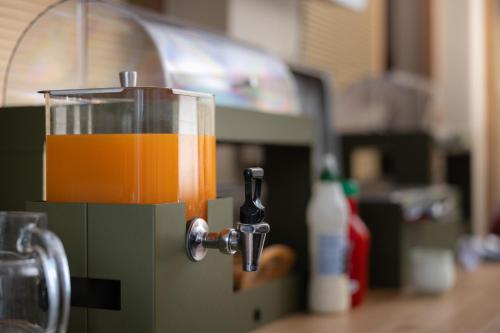 Kuchyň nebo kuchyňský kout v ubytování Hotel Felicia