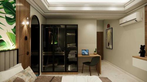 Χώρος καθιστικού στο Townhouse Oak Dharwad New Bus Terminal Formerly Hotel Aditya Inn