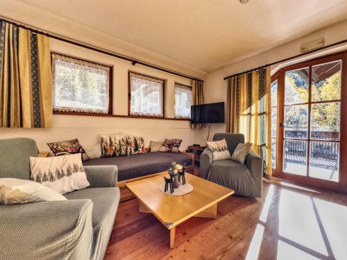 Χώρος καθιστικού στο Maibrunn apartment Dali, ski-in&out
