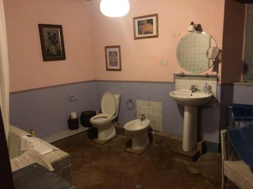 Koupelna v ubytování La casa della mì nonna