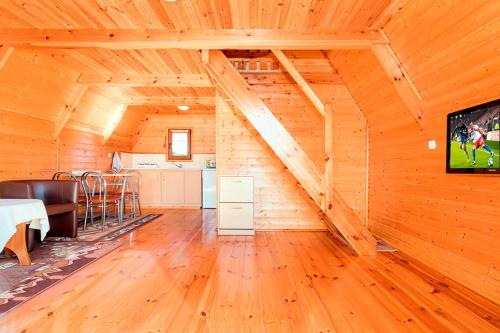 Μια τηλεόραση ή/και κέντρο ψυχαγωγίας στο Ferienhaus Karolinka Nr 4