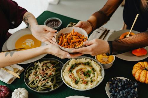 Jídlo v venkovského domu nebo okolí