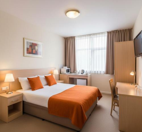 Postel nebo postele na pokoji v ubytování Alpin Apart