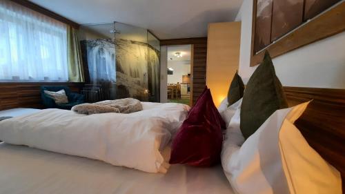 Ένα ή περισσότερα κρεβάτια σε δωμάτιο στο Apart Ferienglück