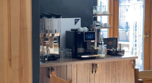 Kuchyň nebo kuchyňský kout v ubytování Hotel & wellness Hejtmanka