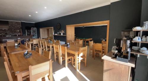 Kuchyň nebo kuchyňský kout v ubytování Hotel & wellness Hejtmanka