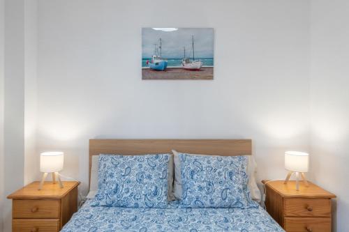 En eller flere senge i et værelse på Brisa de mar