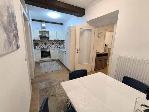 Kuchyň nebo kuchyňský kout v ubytování Wohnung in Leoben Zentrum Zwischen Hauptplatz und Stadtpark