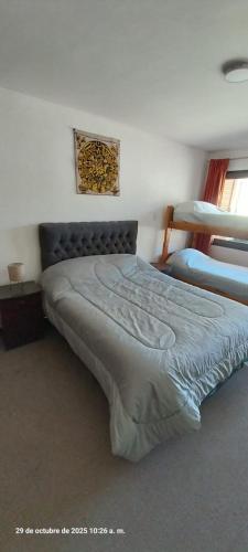 Postel nebo postele na pokoji v ubytování Penitentes Complejo Ruta Nacional Nº 7