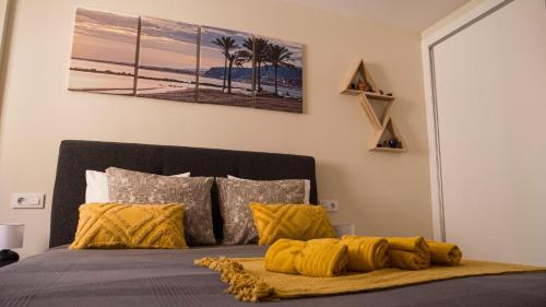 Postel nebo postele na pokoji v ubytování Zapillo beach