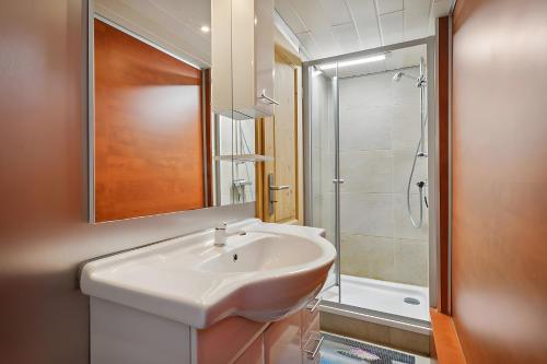 Koupelna v ubytování Ferienhaus 34