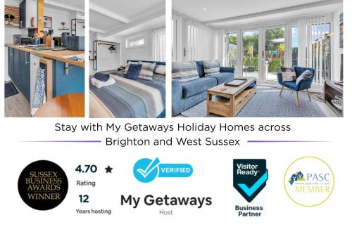 Fotografie z fotogalerie ubytování Garden Lodge With Parking By My Getaways v destinaci Rottingdean