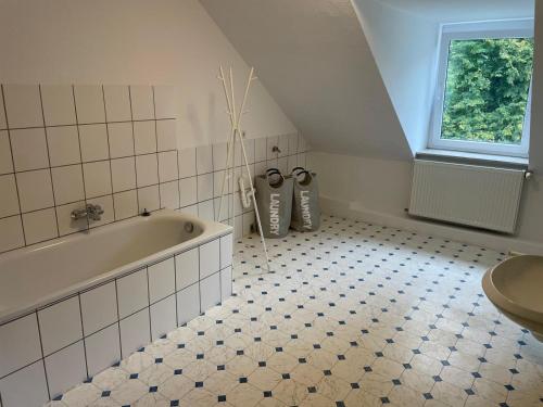 Koupelna v ubytování Haus Giebelwald