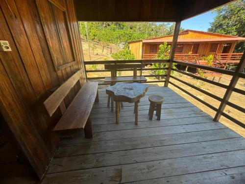 Balkón nebo terasa v ubytování Novo Airão - Espaço Pallafita