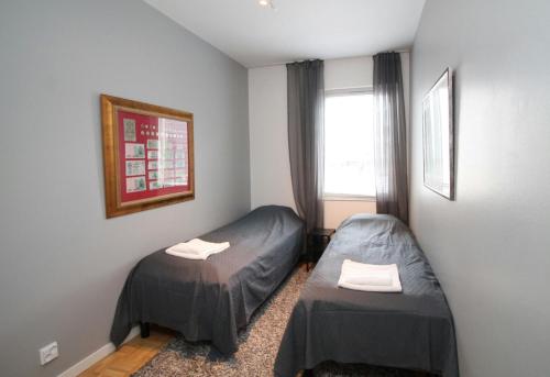 Ένα ή περισσότερα κρεβάτια σε δωμάτιο στο Spacious Apartment for 4 in District VI