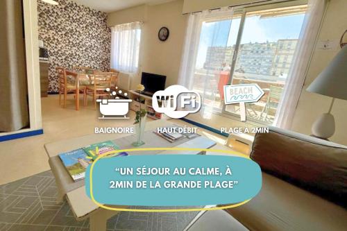 À 2 mn du Remblai, de la plage et des commerces