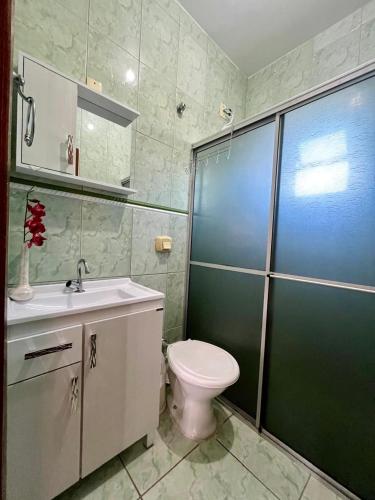 Ванная комната в Casa na praia do Sonho