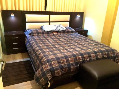 En el centro de La Paz