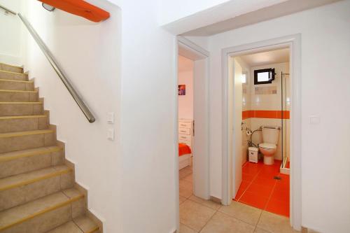 Koupelna v ubytování Villa Lion