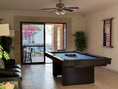 Bàn bi-da tại Alojamiento perfecto para 6 personas con alberca