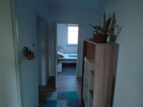 Postel nebo postele na pokoji v ubytování Ferienwohnung in Niederbayern