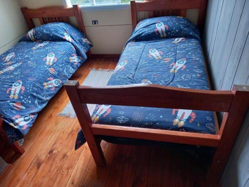 Liwen Cabaña Pastahueにあるベッド